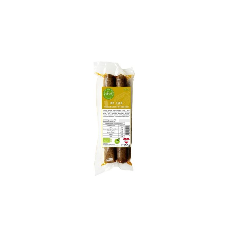 Hiel - Vegetarische Feinkost Mr. Jack - Vegane Grillwurst mit Jackfrucht - Produktbild