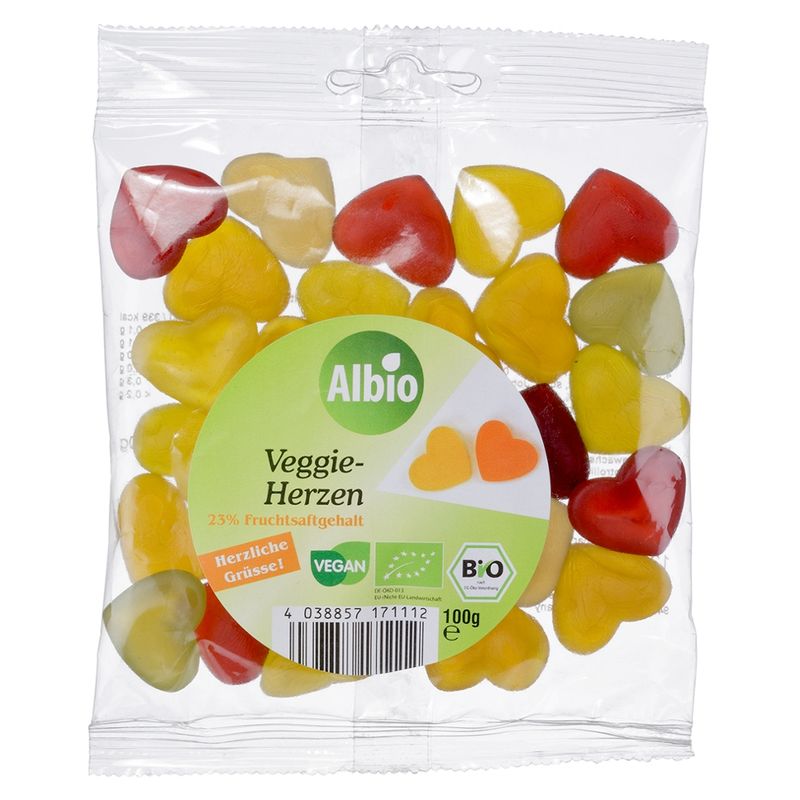 Albio Albio Veggie-Herzen - Produktbild