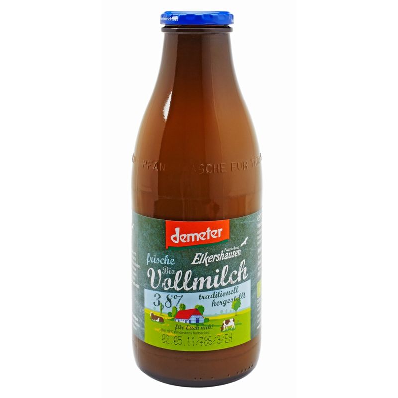 Naturkost Elkershausen Demeter Vollmilch - Produktbild
