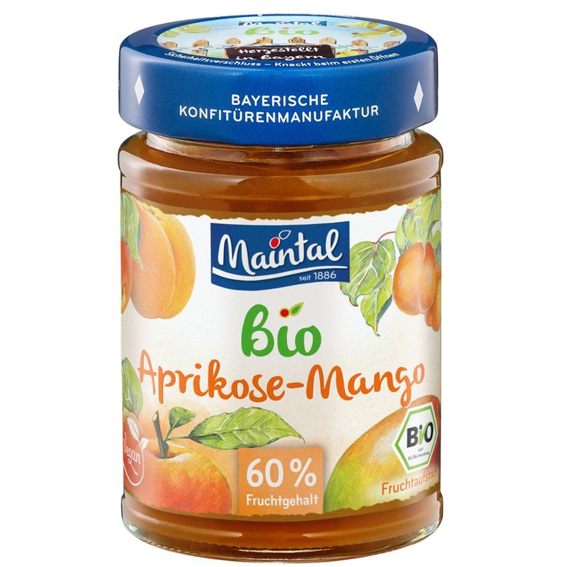 Maintal Bio Bio Aprikose-Mango-Fruchtaufstrich - Produktbild