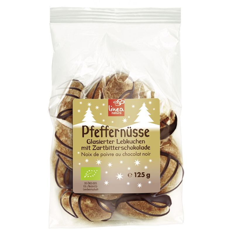 Linea Natura Pfeffernüsse schokoliert - Produktbild