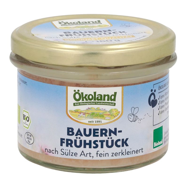 ÖKOLAND Bauernfrühstück nach Sülze Art, fein zerkleinert in Gourmet-Qualität - Produktbild