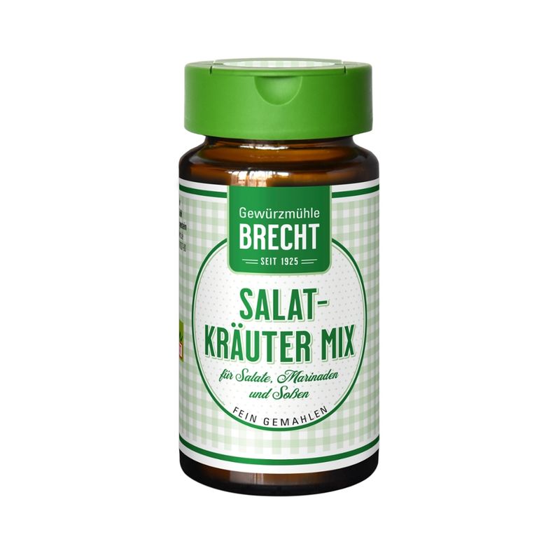 Gewürzmühle Brecht Salat Kräuter Mix - fein gemahlen - Glas - Produktbild