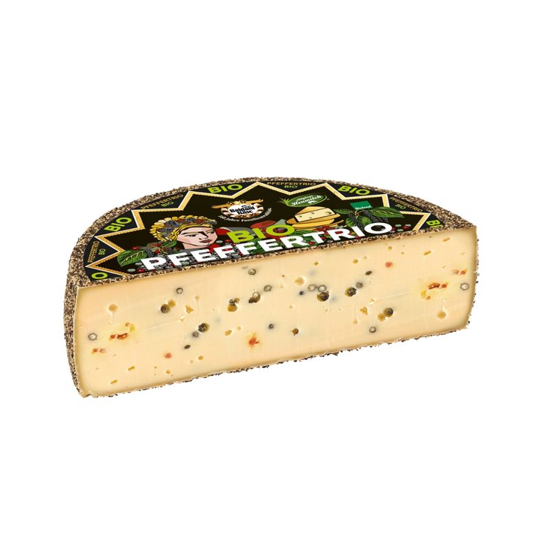 Baldauf Käse Bio Baldauf Pfeffertrio 1/2 Laib - Produktbild