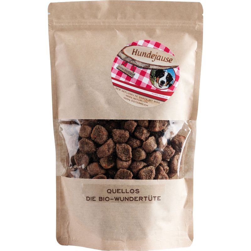 Hundejause Hundejause Quellos BioHundealleinfutter mit Huhn 450 g - Produktbild
