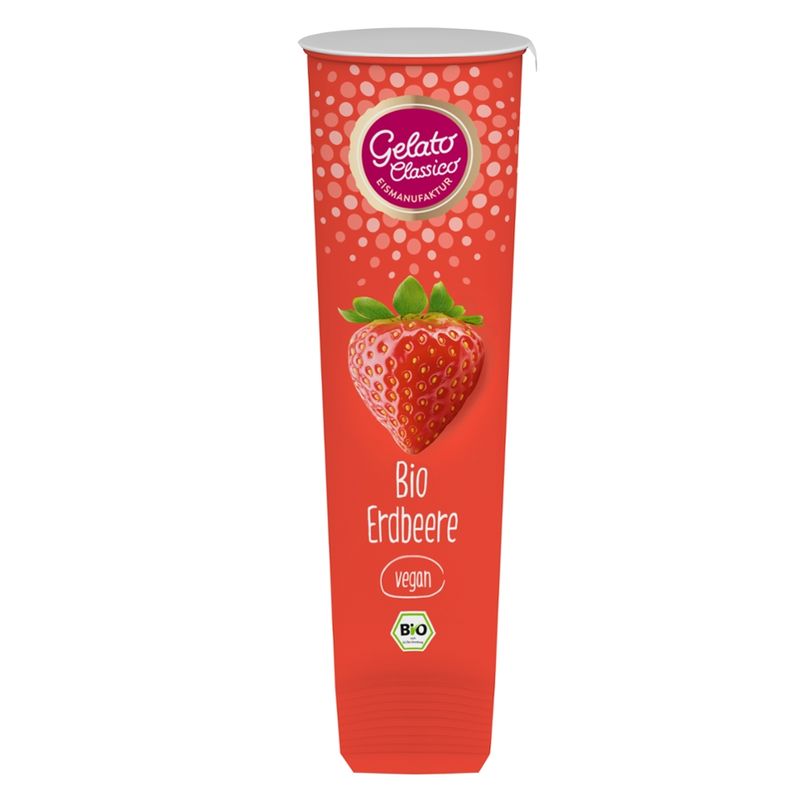 Gelato Classico Eismanufaktur Gelato Classico Bio Quetschtüte Erdbeere - Produktbild