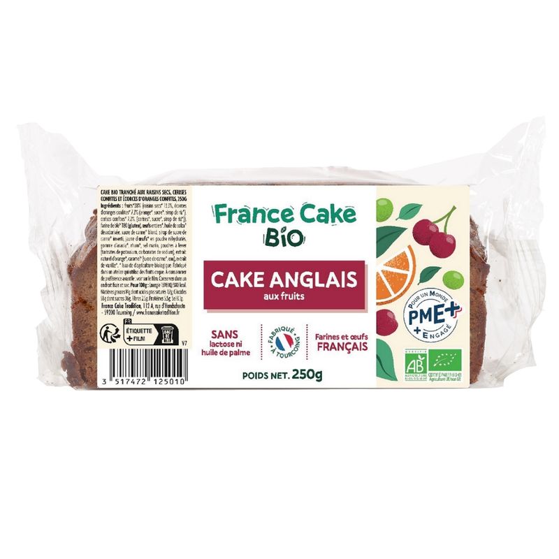 France Cake  englischer Früchtekuchen geschnitten - Produktbild