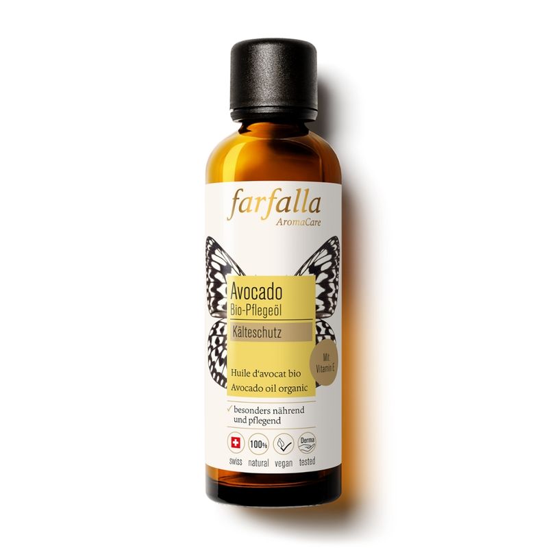farfalla Avocado, Bio-Pflegeöl, 75ml, Kälteschutz - Produktbild