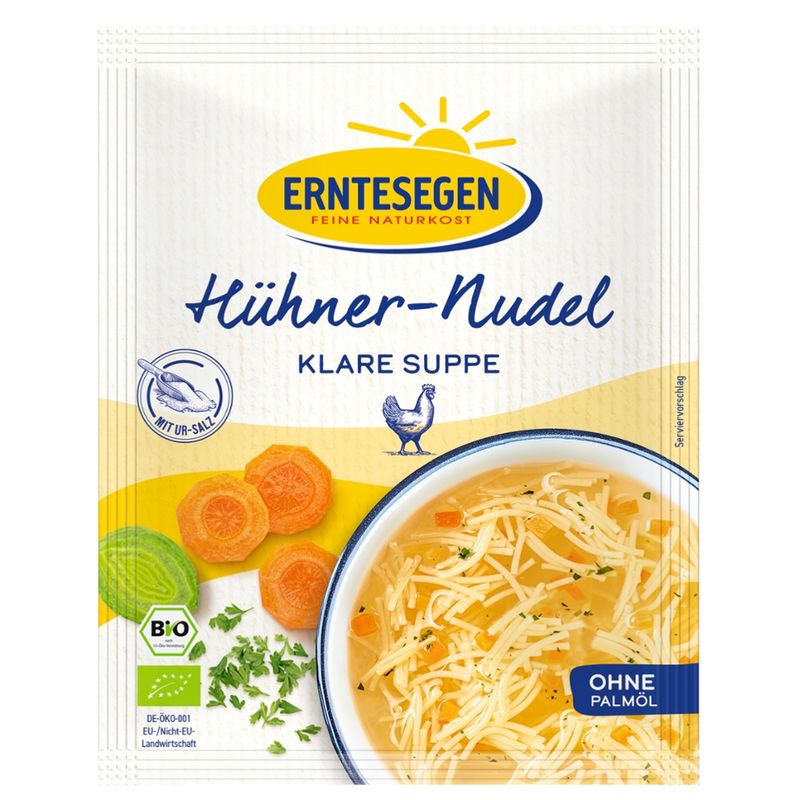 Erntesegen Hühner-Nudel Klare Suppe Bio - Produktbild