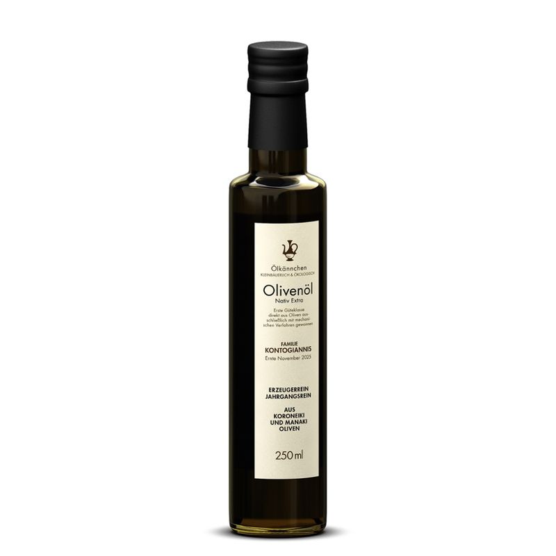 Ölkännchen Ölkännchen Familie Kontogiannis, Koroneiki & Manaki, Corinth GR 250ml - Produktbild
