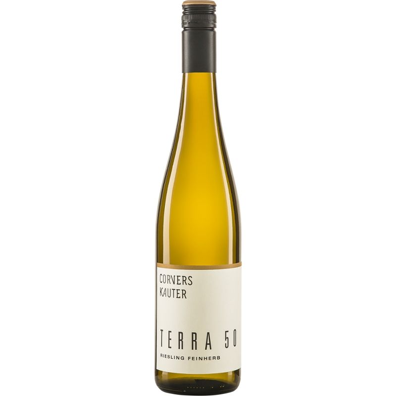 Riegel Erzeugermarken Riesling TERRA 50 QW Rheingau feinherb Dr. Corvers-Kauter - Produktbild