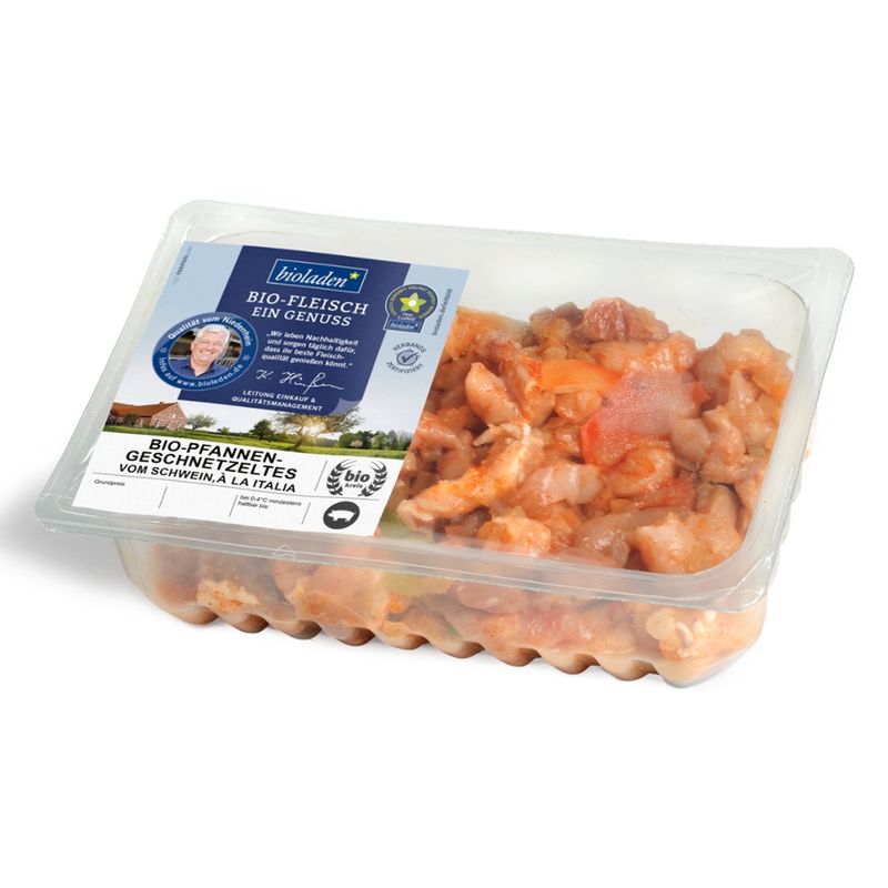 bioladen Pfannengeschnetzeltes à la Italia vom Schwein - Produktbild