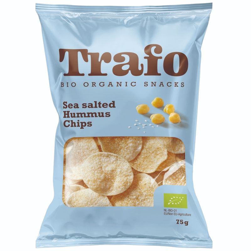 Trafo Hummus Chips Gesalzen 6x75g - Produktbild