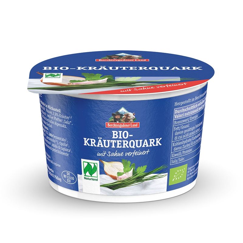 Berchtesgadener Land Bio Bio-Kräuterquark 40% Fett NL - Produktbild