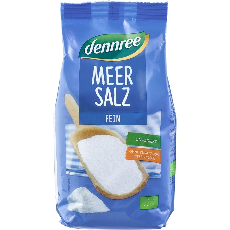 dennree Meersalz fein unjodiert - Produktbild