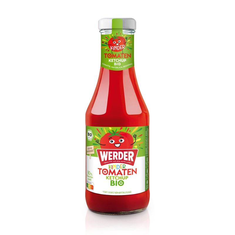Werder Feinkost GmbH Bio Kinder Tomatenketchup 450ml - Produktbild