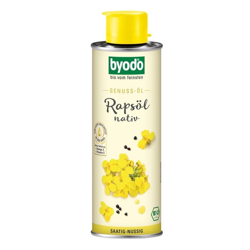 Byodo Byodo rapeseed oil, virgin - in a can, 250ml - Produktbild