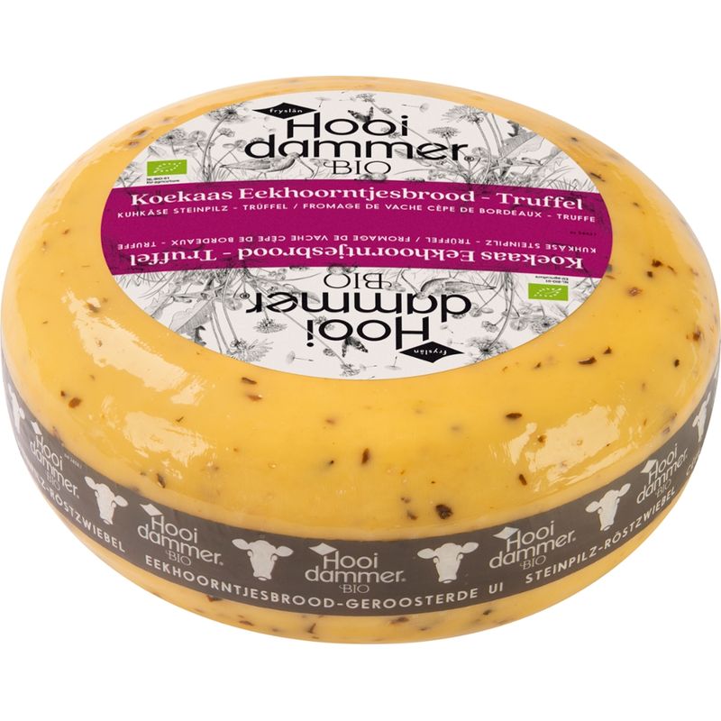 Hooidammer Hooidammer Käsezubereitung aus Bio Schnittkäse Steinpilz/Trüffel nach Niederländischer Herstellungsart 4/5kg 50% Fett i.Tr. - Produktbild