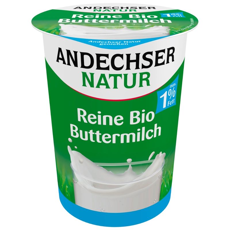 Andechser Natur Bio Buttermilch max. 1% - Produktbild
