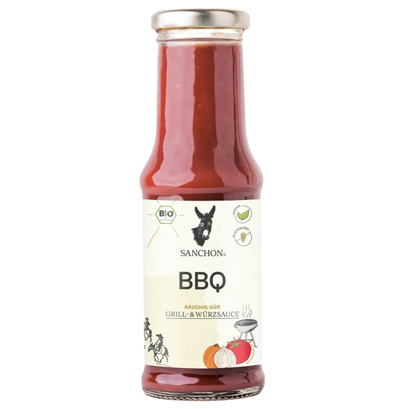 Sanchon WS Grill- und Würzsauce Barbecue, 210 ml, SANCHON, bio - Produktbild