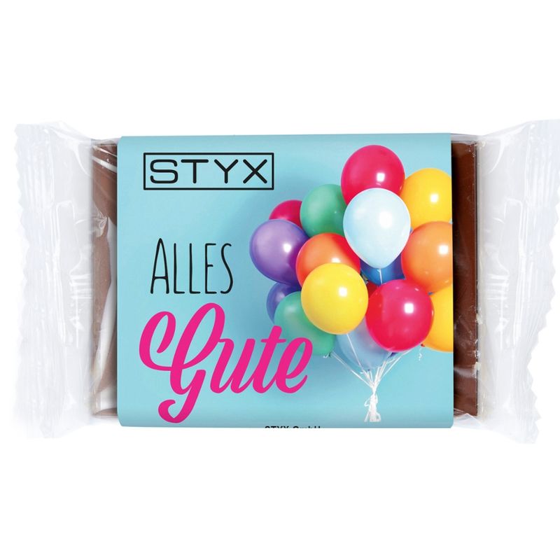 Styx Naturcosmetic BIO Vollmilchschokolade 50g ALLES GUTE - Produktbild