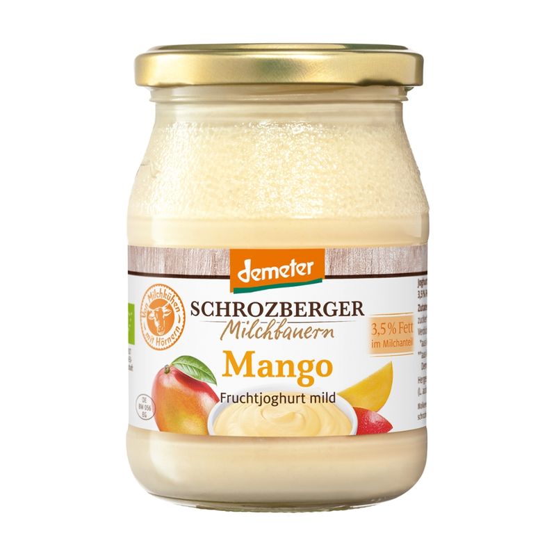 Schrozberger Milchbauern Fruchtjoghurt mild Mango 250g - Produktbild
