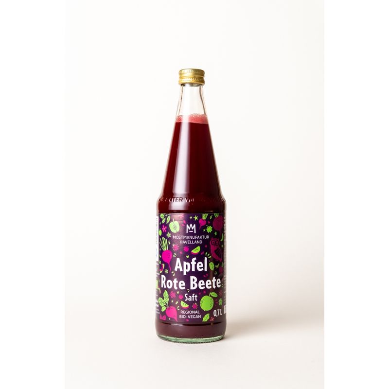 MostManufaktur Havelland Bio-Apfel-Rote-Beetesaft aus Brandenburg - Produktbild
