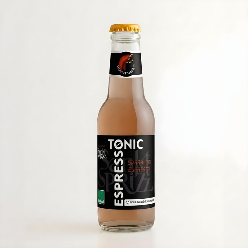 Sankt Sprizz Espresso Tonic 0,0% Vol. mit Mount Hagen Espresso - trinkfertig 200 ml Flasche - Produktbild
