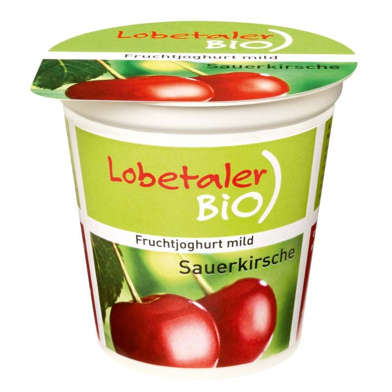 Lobetaler Bio Joghurt Sauerkirsche - Produktbild