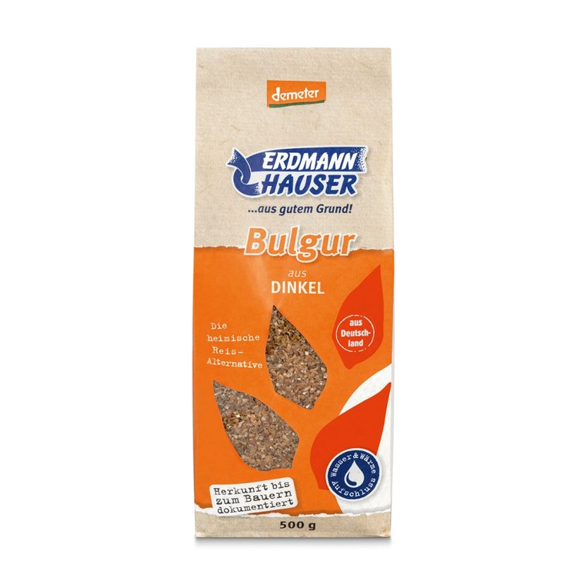 ErdmannHAUSER Getreideprodukte ErdmannHAUSER demeter Bulgur aus Dinkel - Produktbild