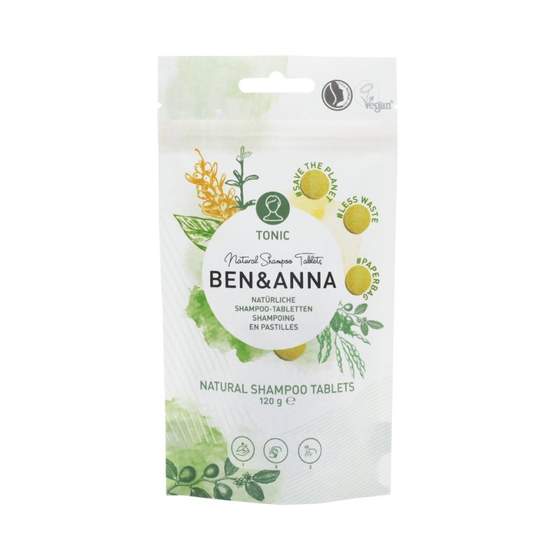 Ben&Anna Natural Care Ben&Anna Natural Care Shampootablets Tonic - Produktbild