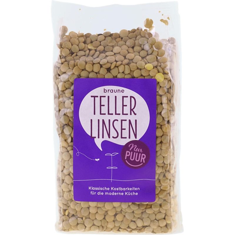 Nur Puur Braune Teller-Linsen - Produktbild