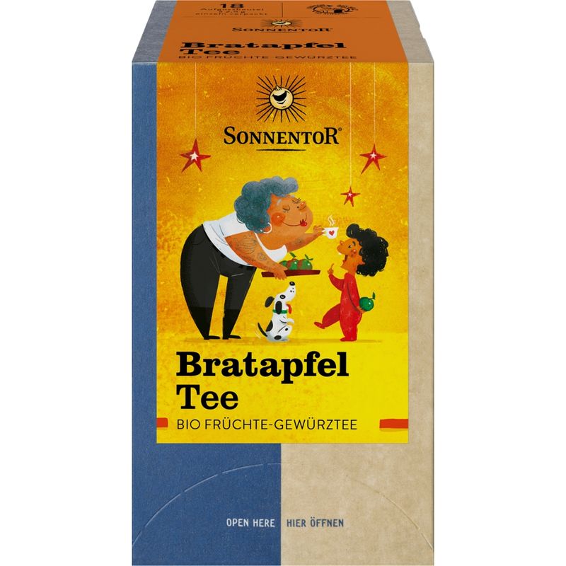 Sonnentor Bratapfel Tee, Doppelkammerbeutel - Produktbild