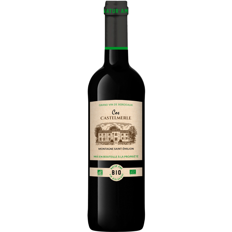 CHEVAL QUANCARD CHATEAU COS CASTELMERLE MONTAGNE SAINT EMILION BIO 2022 - Produktbild