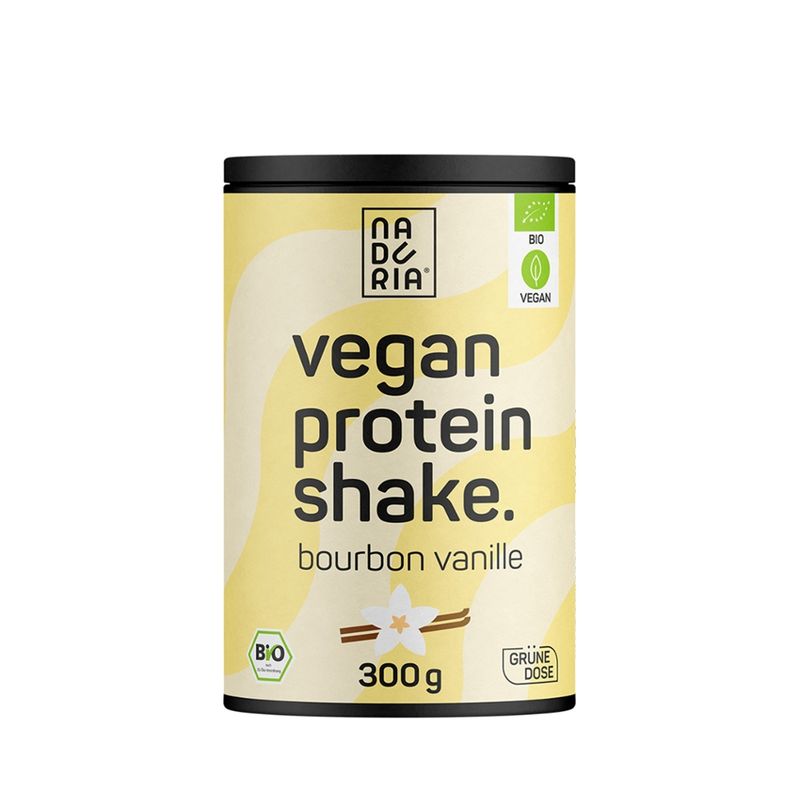 Naduria Bio Vegan Protein Shake Bourbon Vanille, 300 g Dose - Produktbild