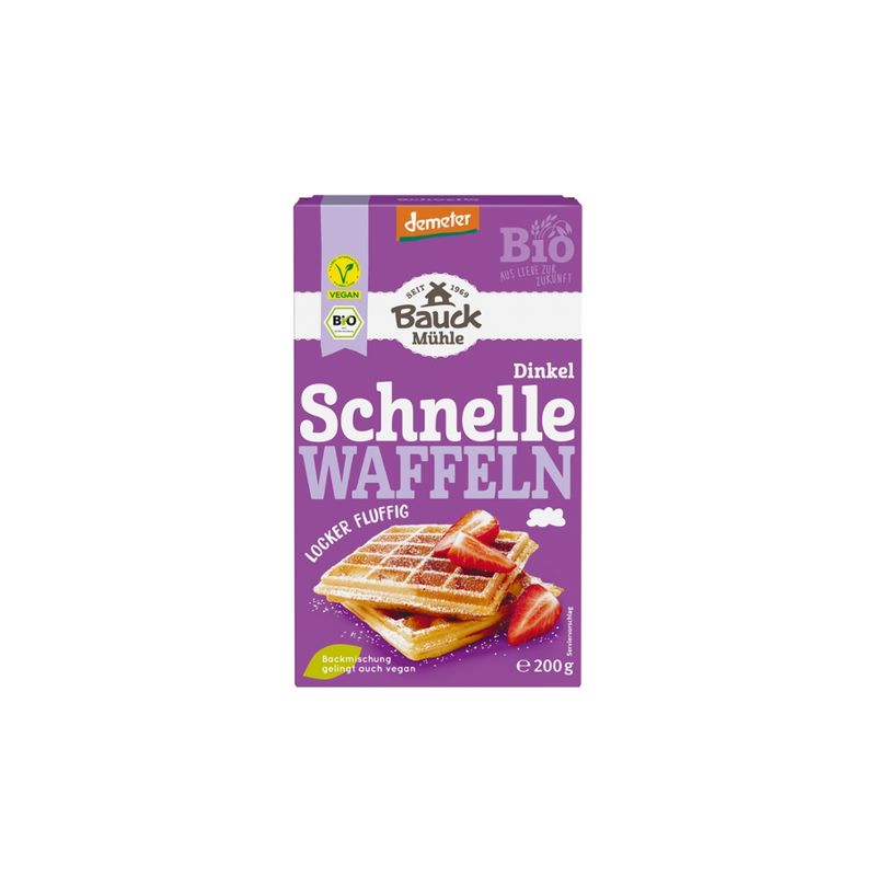 Bauck Mühle Dinkel Waffeln Demeter - Produktbild