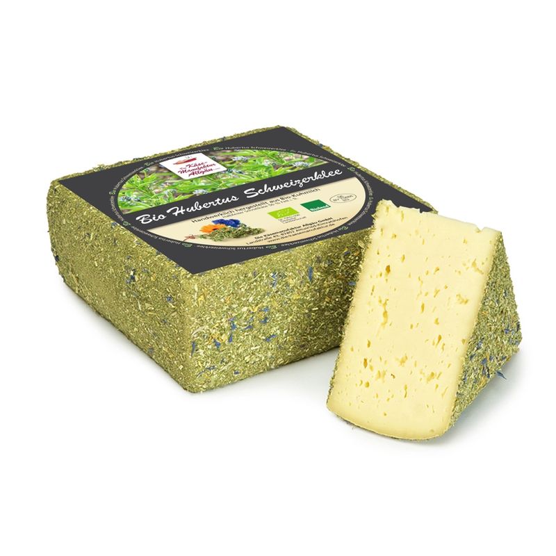 Die Käsemanufaktur Allgäu  Bio Hubertus Schweizerklee 50% Fett i. Tr. - Produktbild
