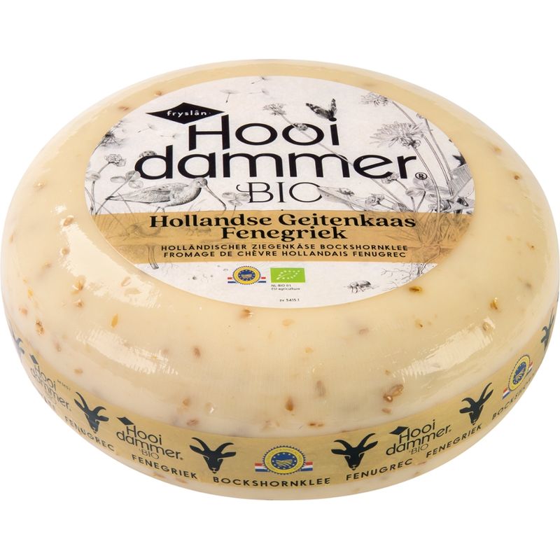 Hooidammer Hooidammer Holländischer Bio Ziegenschnittkäse Bockshornklee 4/5kg mindestens 50% Fett i. Tr. - Produktbild