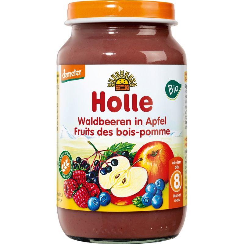 Holle  Waldbeeren in Apfel - Produktbild
