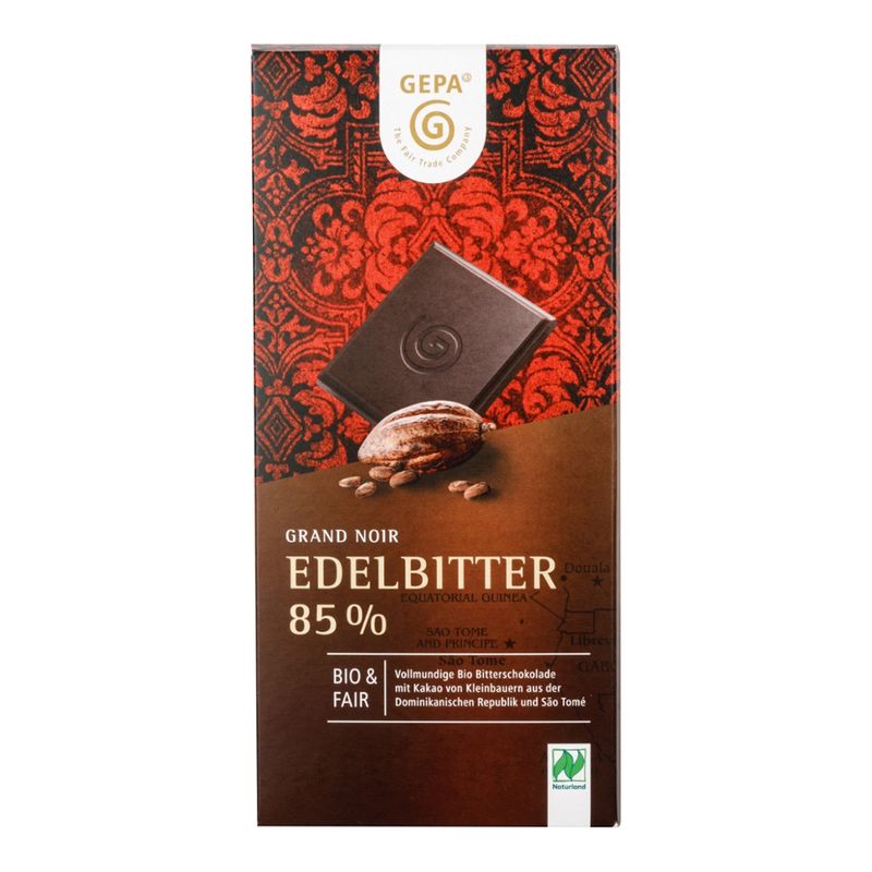 GEPA - The Fair Trade Company Edelbitter 85% - Produktbild
