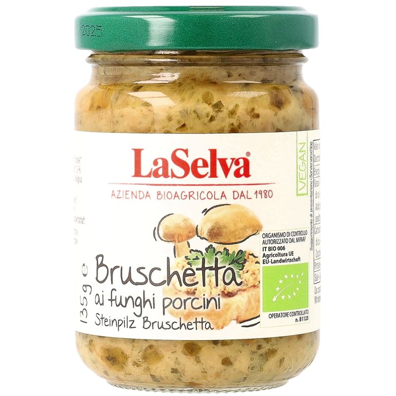 LaSelva Steinpilz Bruschetta - Zubereitung aus Steinpilzen - Produktbild