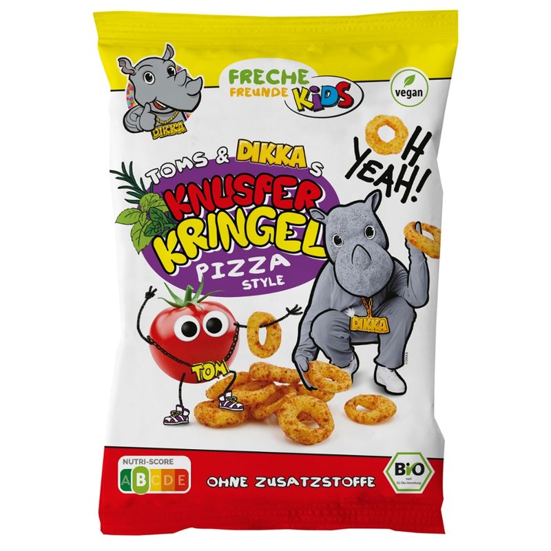 Freche Freunde FF Bio Toms & DIKKAs Knusper Kringel Pizza Style - Produktbild