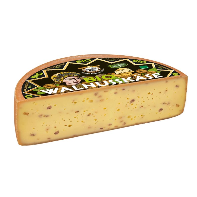 Baldauf Käse Baldauf Bio Walnusskäse 1/2 Lb - Produktbild