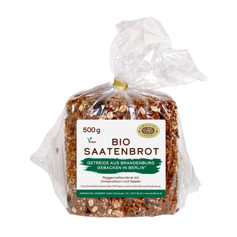 Märkisches Landbrot Saatenbrot 500g - Produktbild