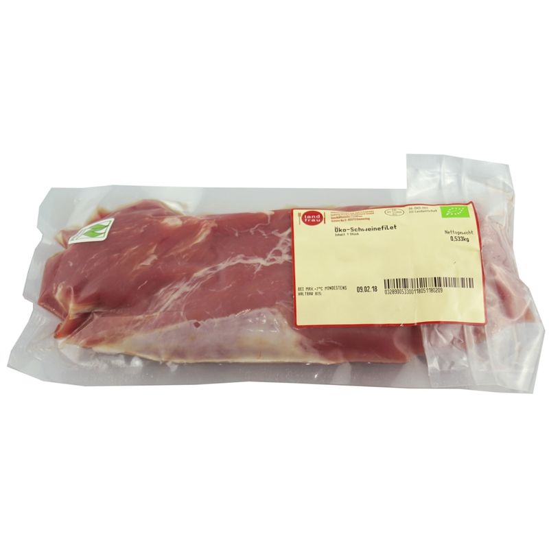 Landfrau Öko-Schweinefilet halb - Produktbild
