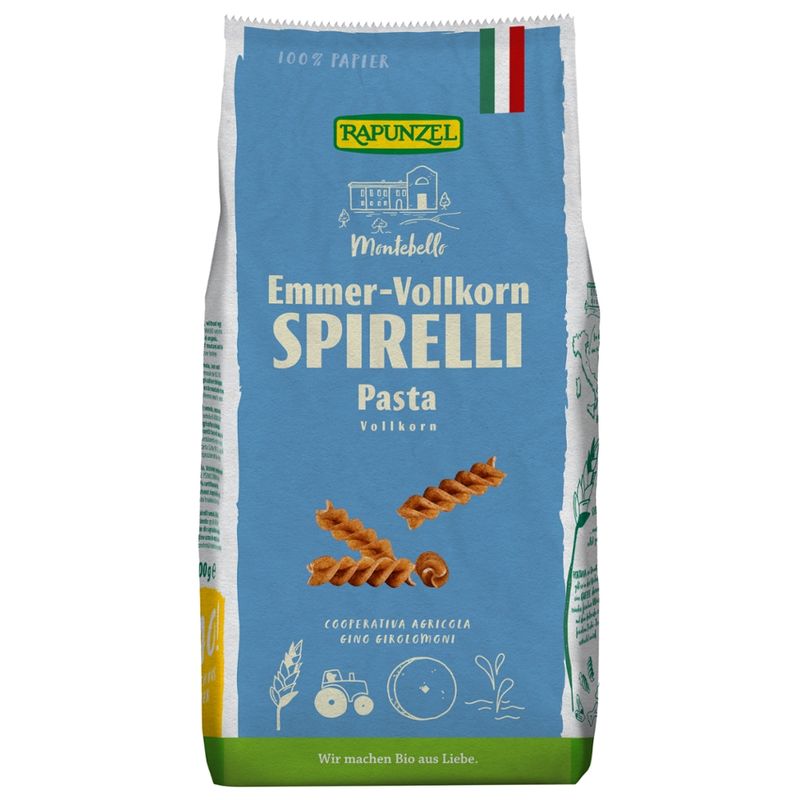 Rapunzel Emmer-Spirelli Vollkorn - Produktbild