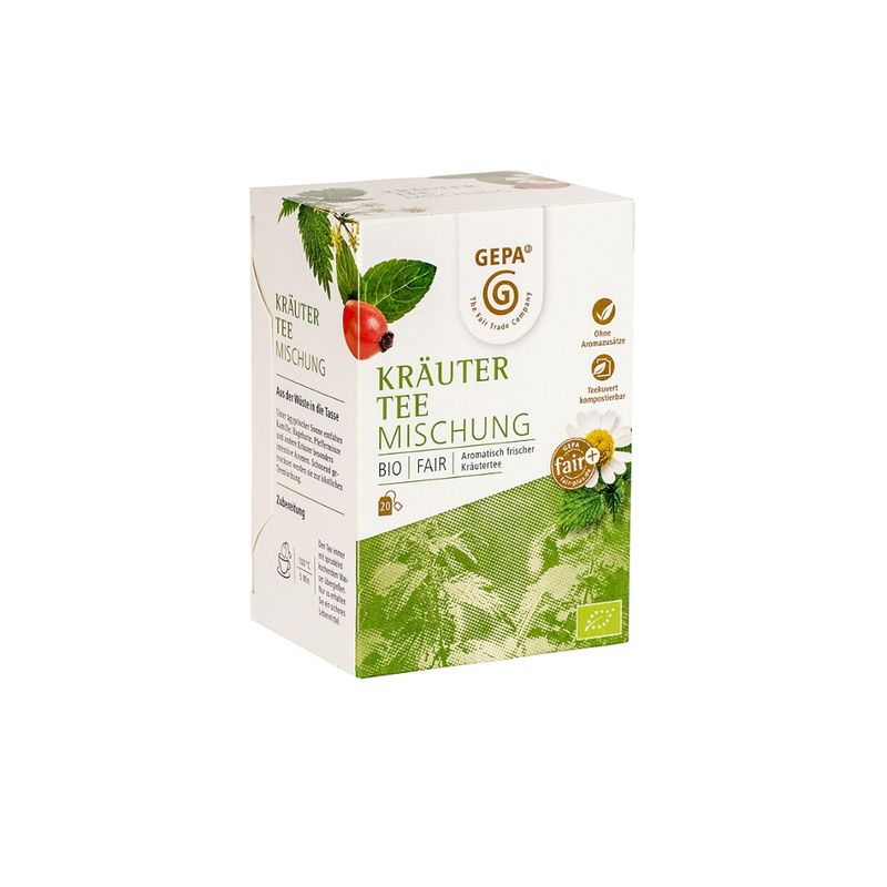 GEPA - The Fair Trade Company Bio Kräuter Teebeutel - Produktbild