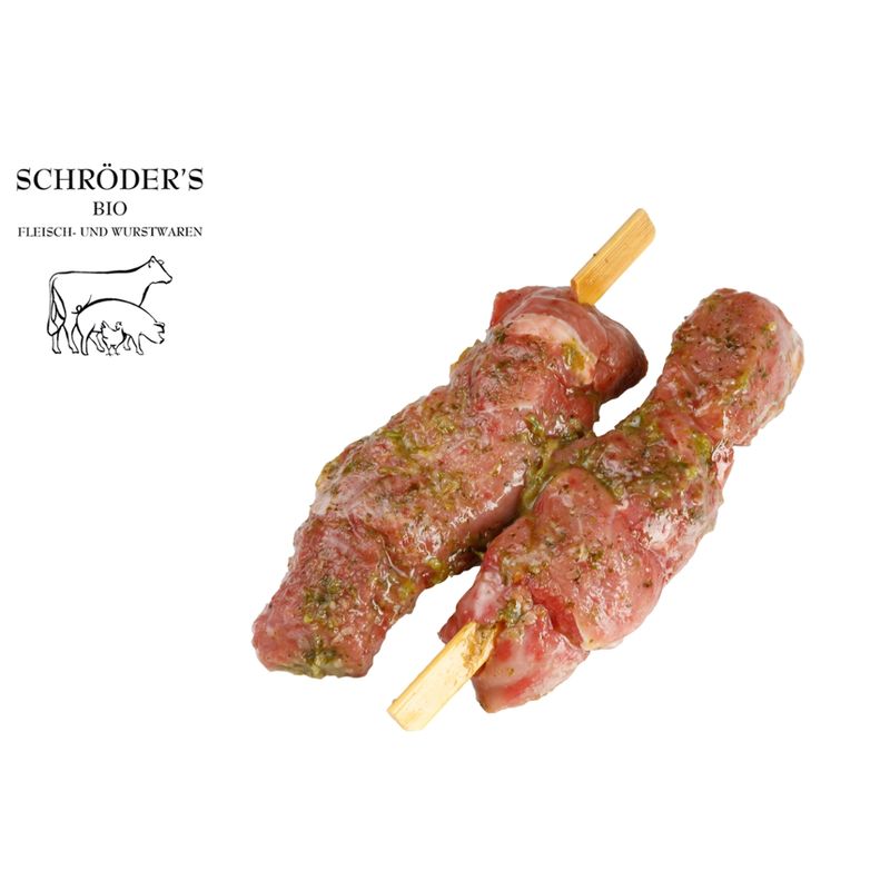 Schröder's Bio Fleisch- und Wurstwaren Lammspieße Kräuter-Knoblauch - Produktbild