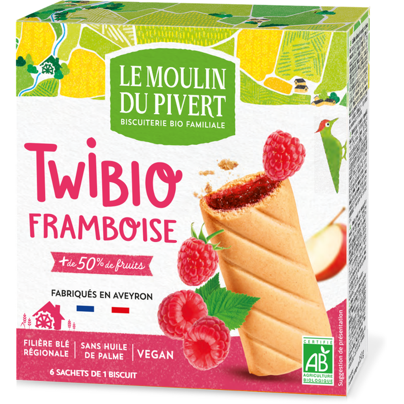 Le Moulin du Pivert Kekse mit Himbeerefüllung - Produktbild