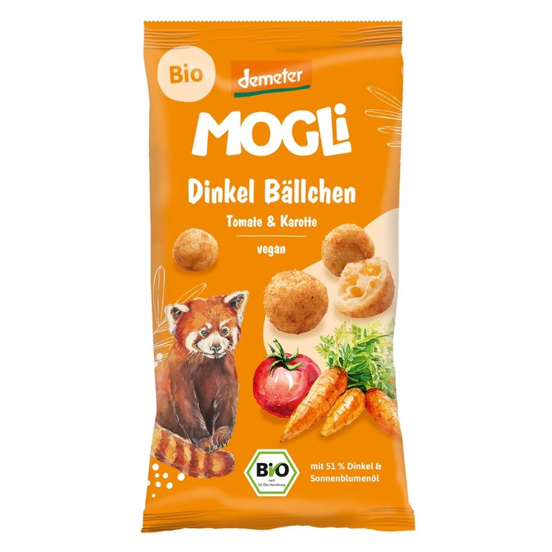 Mogli Dinkel Bällchen, Tomate und Karotte - Produktbild